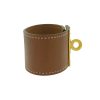 Hermes Kelly Dog Brown Leather Bracelet