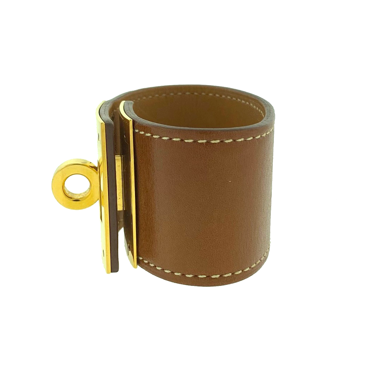 Hermes Kelly Dog Brown Leather Bracelet Hermes Kelly Dog Brown Leather Bracelet