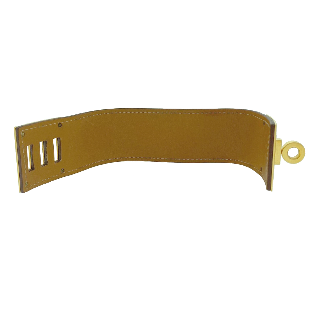 Hermes Kelly Dog Brown Leather Bracelet Hermes Kelly Dog Brown Leather Bracelet