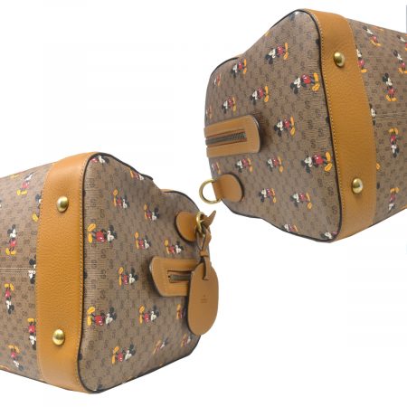 Gucci X Disney Mickey Mouse Monogram Duffel Travel Bag