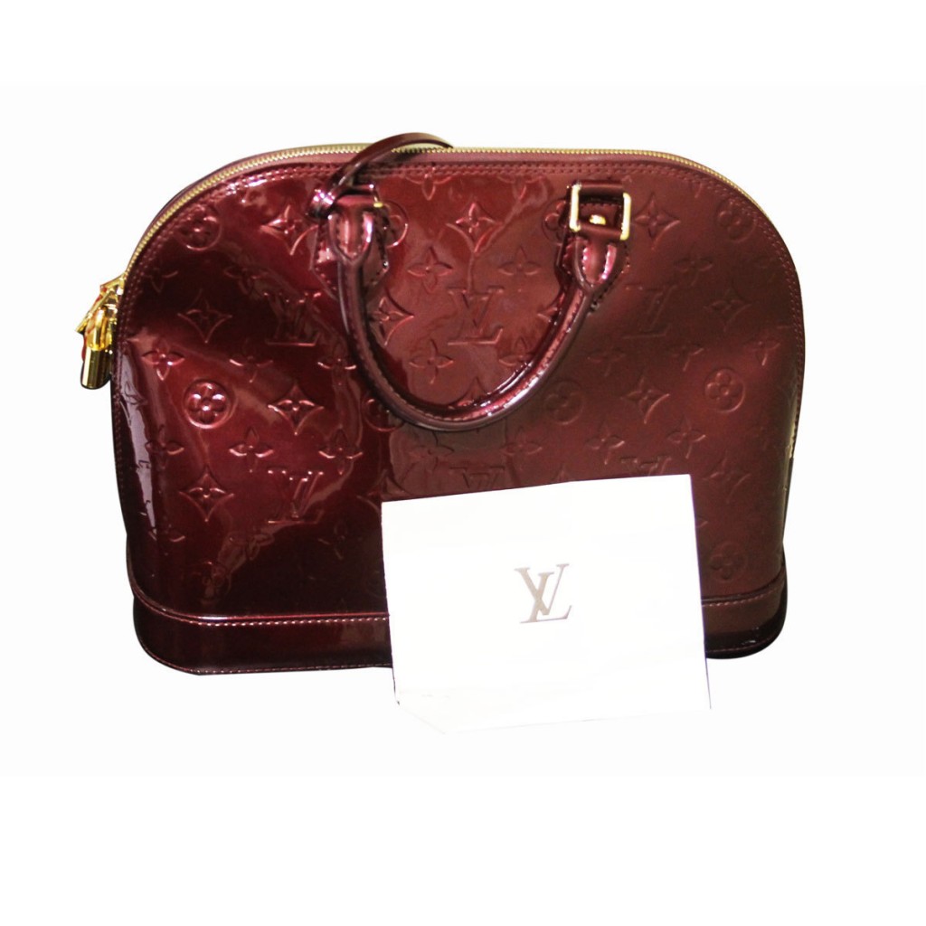 Louis Vuitton Vernis Fauviste Alma PM Handbag Purse