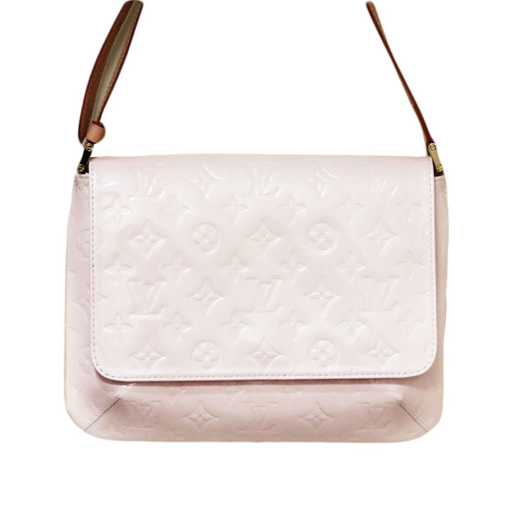 Authentic Louis Vuitton Vernis Marshmallow Thompson Street Handbag, louis ebay