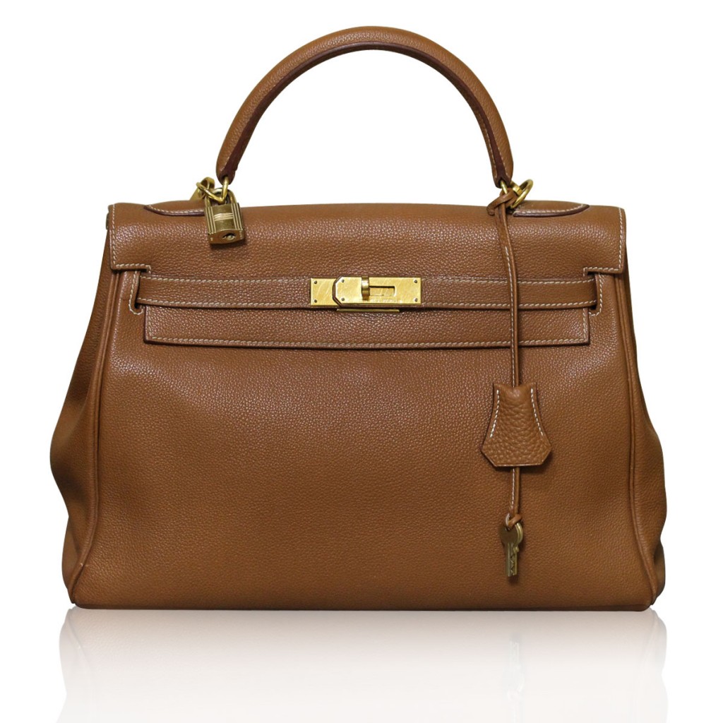 Hermes Kelly 32cm Brown Boca Raton