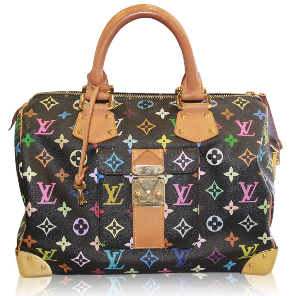 Louis Vuitton x Takashi Murakami Speedy Monogram 30 Black