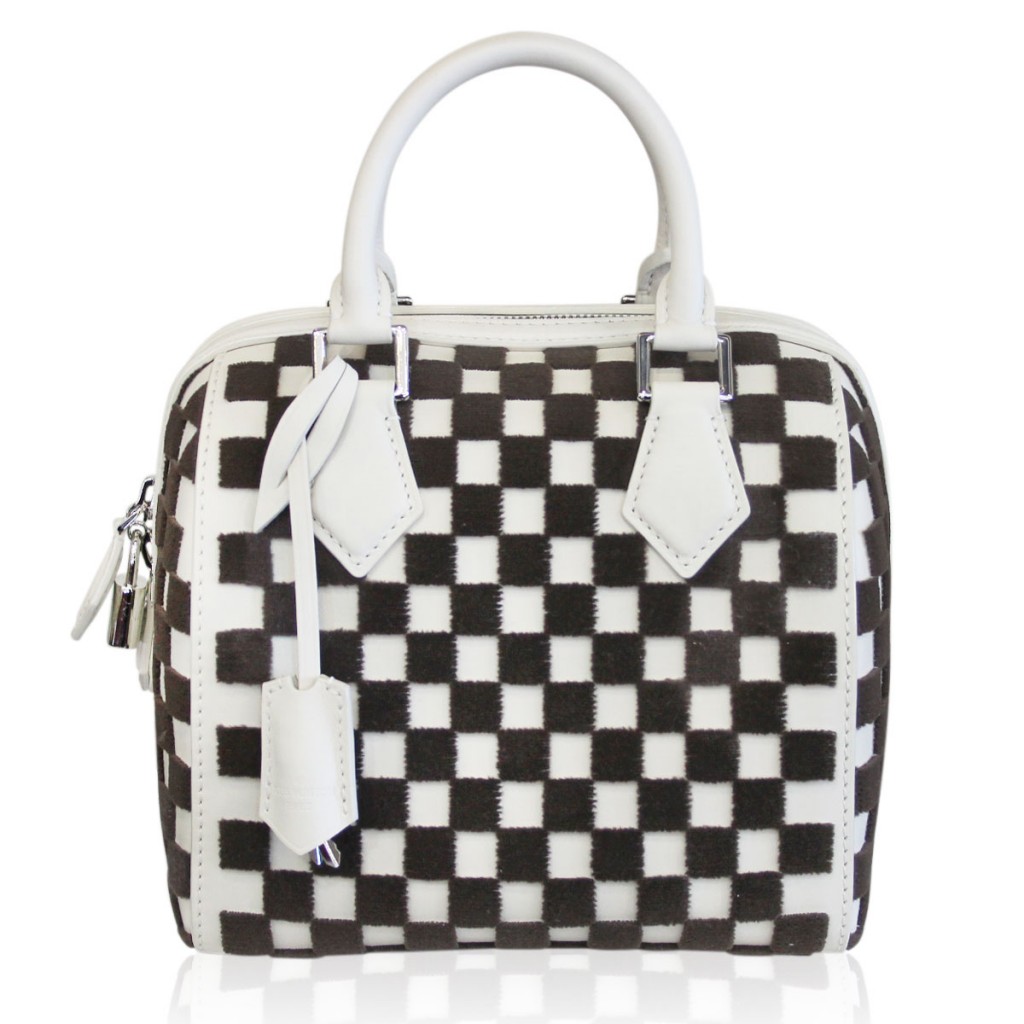 Louis Vuitton LV Limited Edition Checkered Speedy Damier Cube PM Bag  Pre-loved Authentic