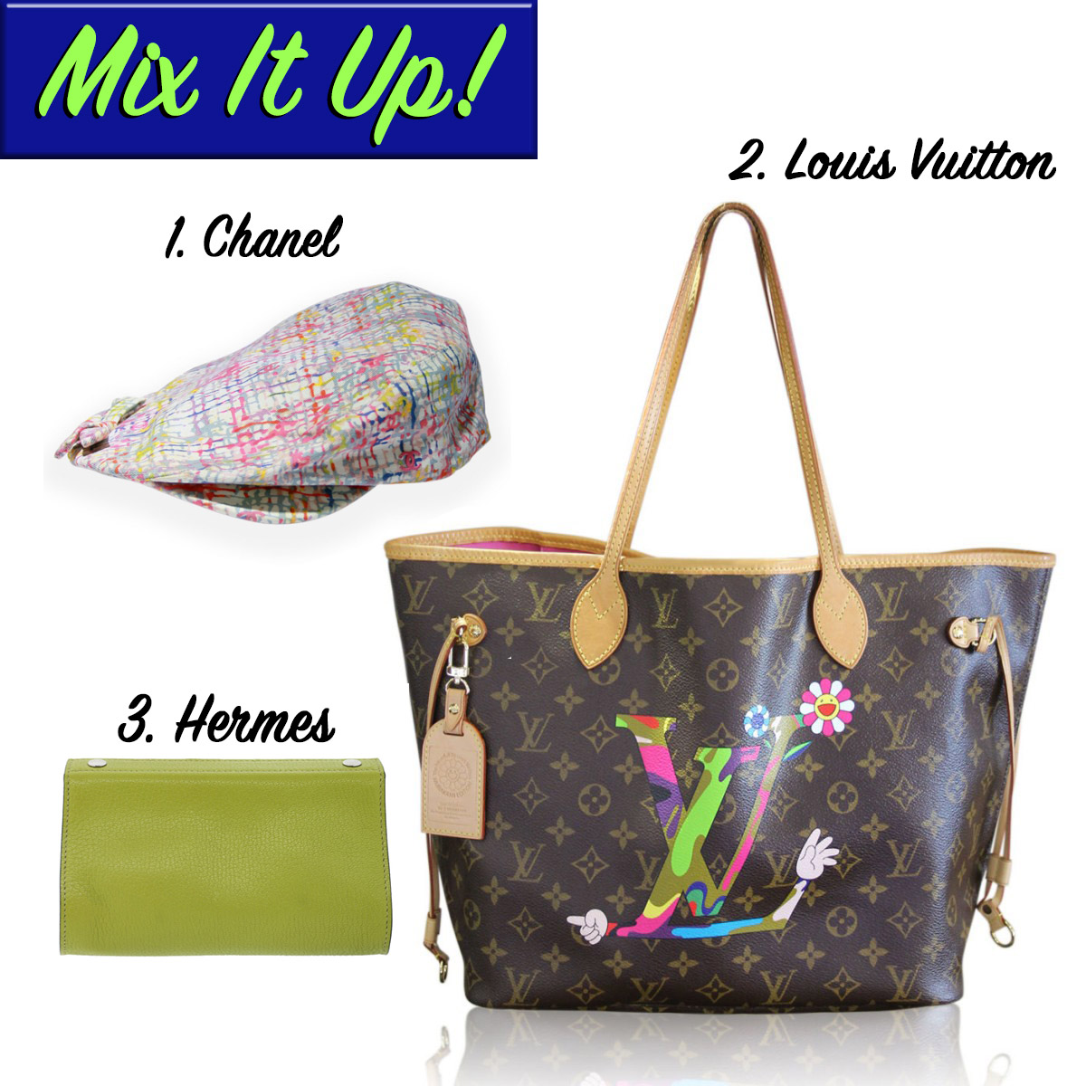 MIX & MATCH LOUIS VUITTON HANDBAGS AND STRAPS