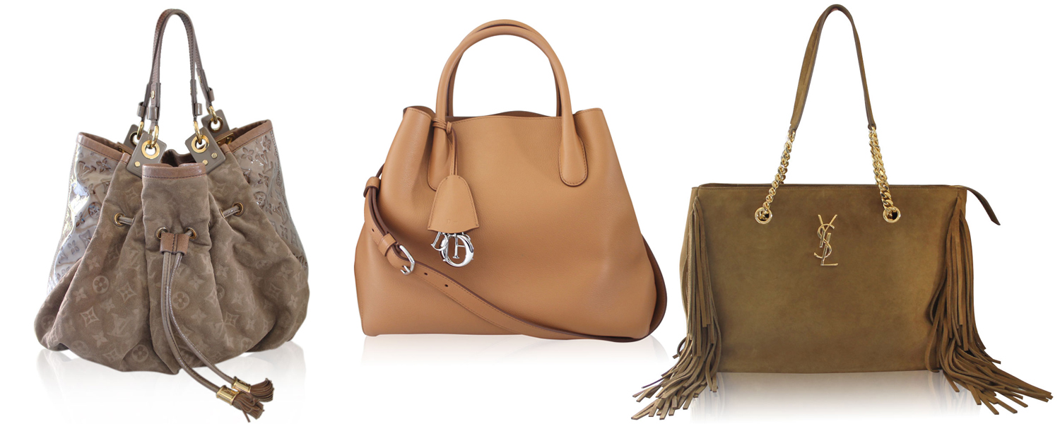 Beige and Tan Designer Handbags boca Raton