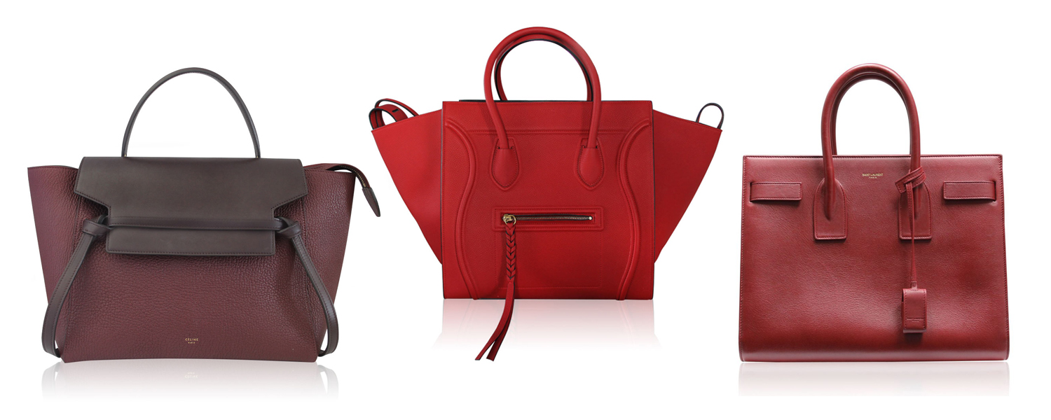 Red Designer Handbags